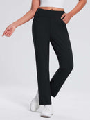 Damen Winter Stretch Wanderhose Schnelltrocken Leichte mit Reißverschlusstasche Freizeithose