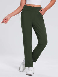 Damen Winter Stretch Wanderhose Schnelltrocken Leichte mit Reißverschlusstasche Freizeithose