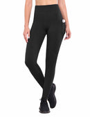 Damen Fahrradhose Lang mit Reißverschluss Warm Gefüttert Jogginghose Running Tights Thermo Laufhose