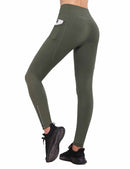 Damen Fahrradhose Lang mit Reißverschluss Warm Gefüttert Jogginghose Running Tights Thermo Laufhose