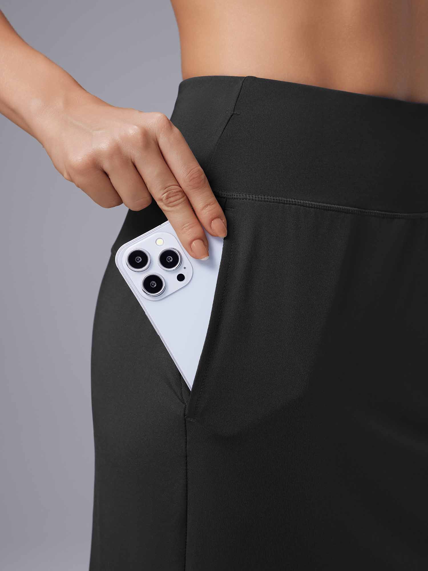 Damen 20" Tennisrock Knielang Sportrock Hoher Taille Golfrock