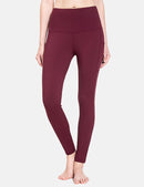 Damen Sport Leggings Winter Thermo Leggings wasserdichte Hohe Taille Fleece Gefütter Yogahose Blickdicht Slim Fit Wandern Laufhose mit Taschen