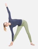 Damen Sport Leggings Winter Thermo Leggings wasserdichte Hohe Taille Fleece Gefütter Yogahose Blickdicht Slim Fit Wandern Laufhose mit Taschen