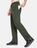 Herren Winter Fleece Gefütterte Outdoorhose Wasserdicht Wanderhose Thermohose Warm Skihose mit Reißverschlusstasche