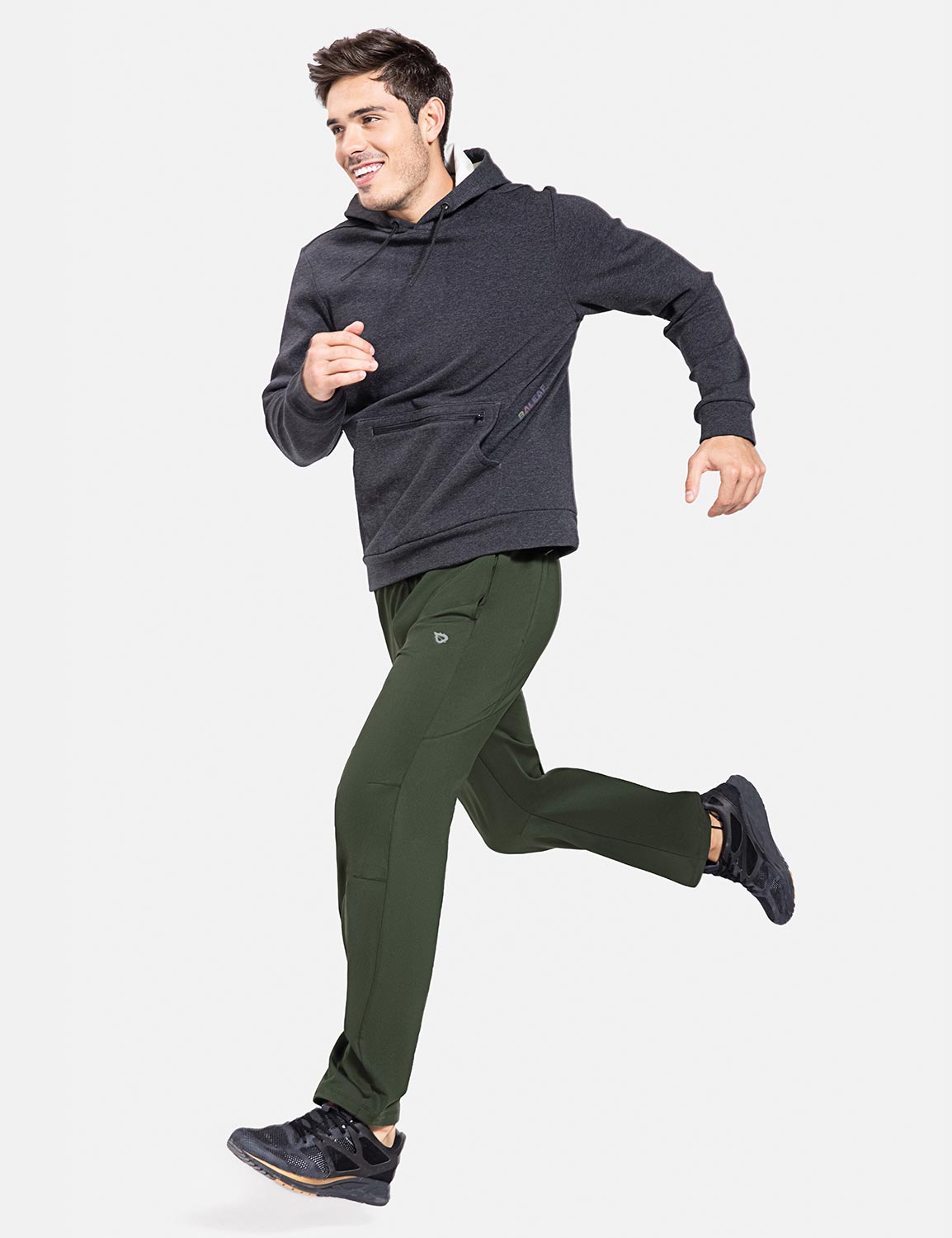 Herren Winter Fleece Gefütterte Outdoorhose Wasserdicht Wanderhose Thermohose Warm Skihose mit Reißverschlusstasche