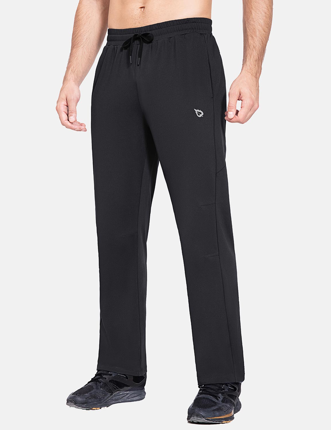 Herren Winter Fleece Gefütterte Outdoorhose Wasserdicht Wanderhose Thermohose Warm Skihose mit Reißverschlusstasche