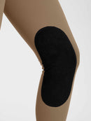 Damen Reithose Winter Reitleggings Kniebesatz wasserabwiesend Thermoleggings gefüttert mit Handytasche