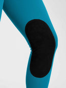 Damen Reithose Winter Reitleggings Kniebesatz wasserabwiesend Thermoleggings gefüttert mit Handytasche