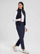 Damen Winter Stretch Wanderhose Schnelltrocken Leichte mit Reißverschlusstasche Freizeithose