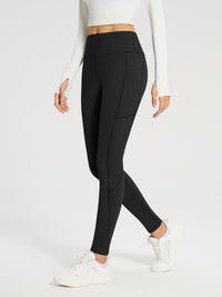 Laufhose aus dickem Fleece schmal geschnitten Leggings