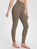 Damen Winter-Reithose Fleece-Reithose Vollbesatz Reithose Rei verschluss-Taschen Leggings