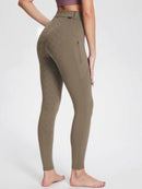 Damen Winter-Reithose Fleece-Reithose Vollbesatz Reithose Rei verschluss-Taschen Leggings