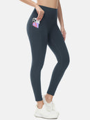 Damen Thermo Leggings gefütterte Winter Hose mit Teddy Fleece high Waist Winter wasserdichte Sporthose