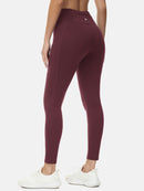 Damen Thermo Leggings gefütterte Winter Hose mit Teddy Fleece high Waist Winter wasserdichte Sporthose