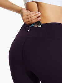 Damen Thermo Leggings gefütterte Winter Hose mit Teddy Fleece high Waist Winter wasserdichte Sporthose