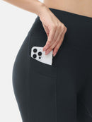 Damen Thermo Leggings gefütterte Winter Hose mit Teddy Fleece high Waist Winter wasserdichte Sporthose