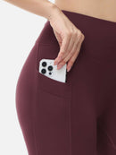 Damen Thermo Leggings gefütterte Winter Hose mit Teddy Fleece high Waist Winter wasserdichte Sporthose