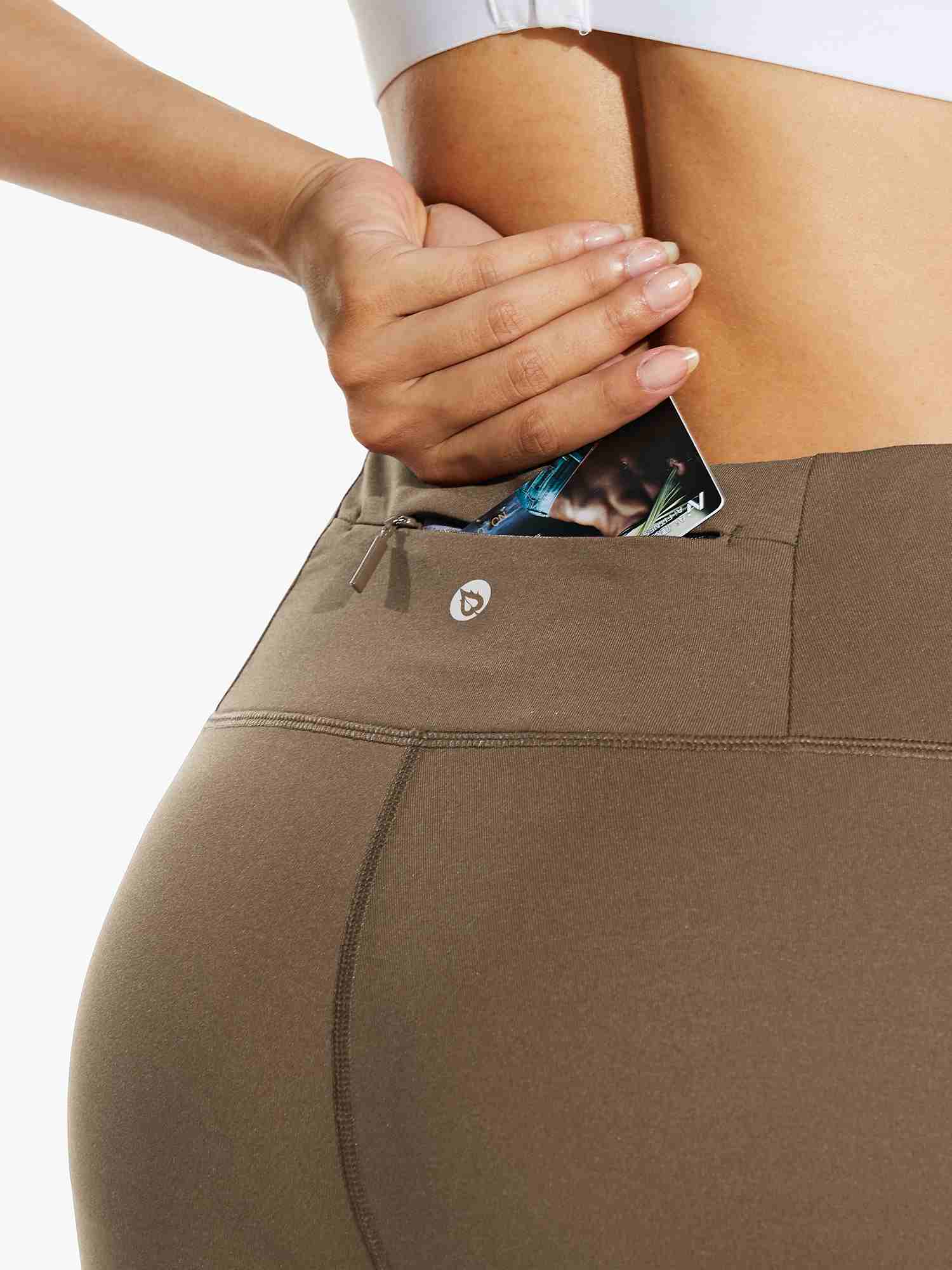 Damen Thermo Leggings gefütterte Winter Hose mit Teddy Fleece high Waist Winter wasserdichte Sporthose