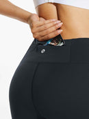 Damen Thermo Leggings gefütterte Winter Hose mit Teddy Fleece high Waist Winter wasserdichte Sporthose