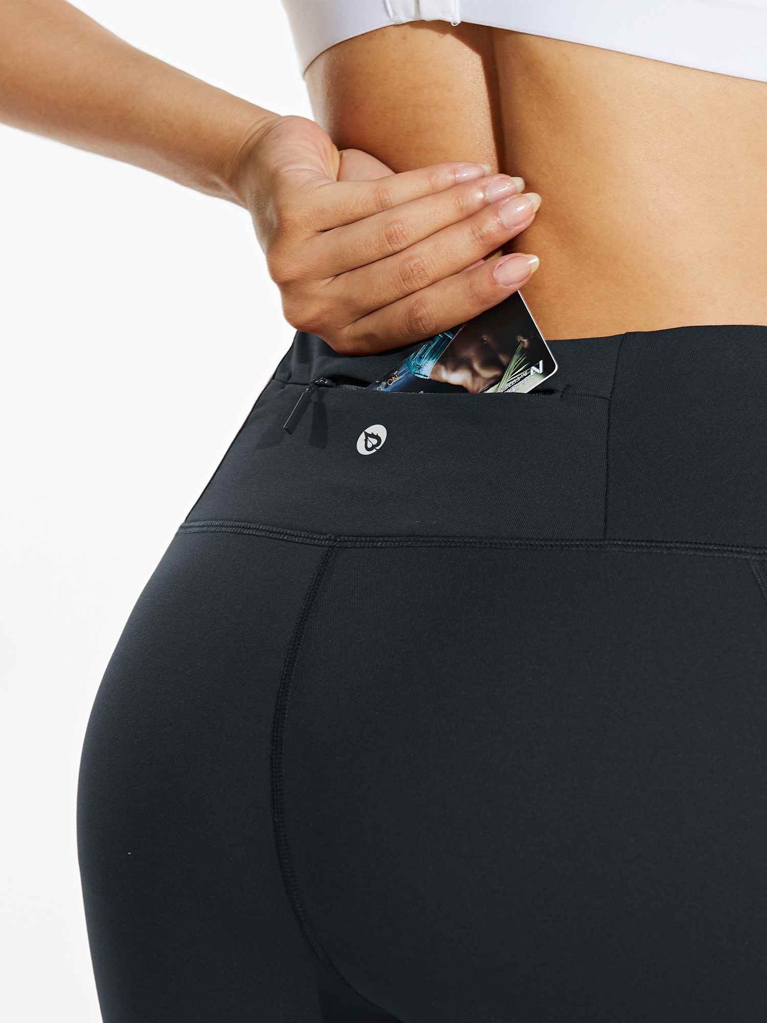 Damen Thermo Leggings gefütterte Winter Hose mit Teddy Fleece high Waist Winter wasserdichte Sporthose