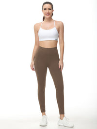 Damen Thermo Leggings gefütterte Winter Hose mit Teddy Fleece high Waist Winter wasserdichte Sporthose