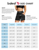 Damen Bauchkontrolle UPF50+ Hohe Taille Badehose Schnell Trocknend mit Taschen 5" Schwimmhose