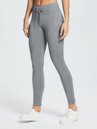 Damen Wanderleggings wasserdichte Skihose Winter Leggings Outdoor Thermohose high Waist 27"
