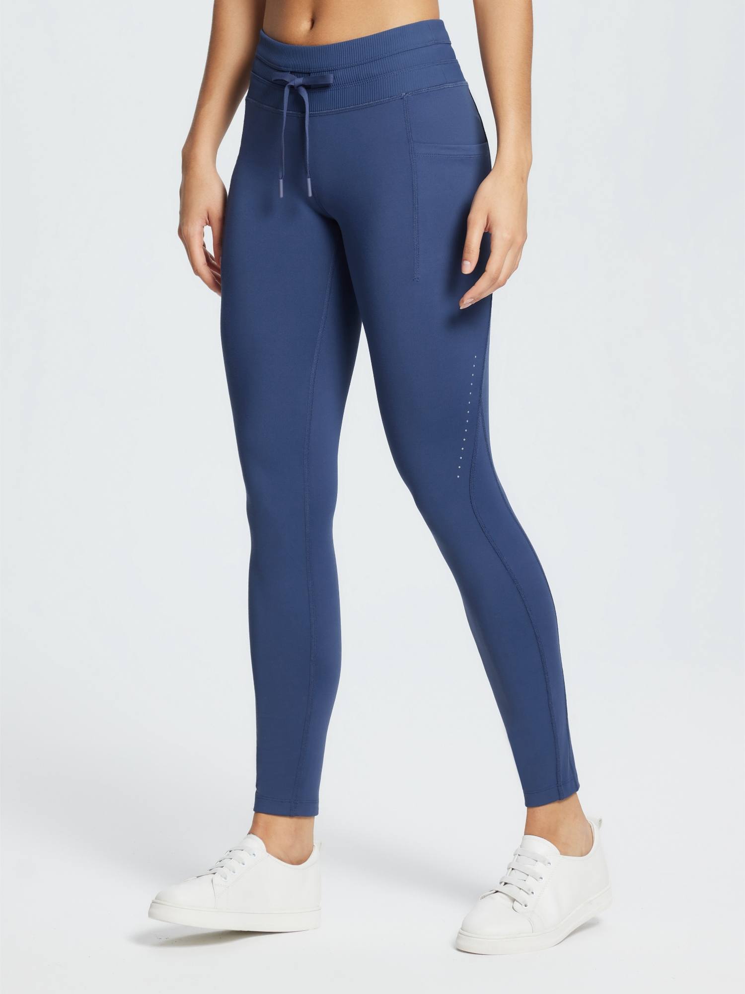 Damen Wanderleggings wasserdichte Skihose Winter Leggings Outdoor Thermohose high Waist 27"