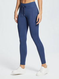 Damen Wanderleggings wasserdichte Skihose Winter Leggings Outdoor Thermohose high Waist 27"