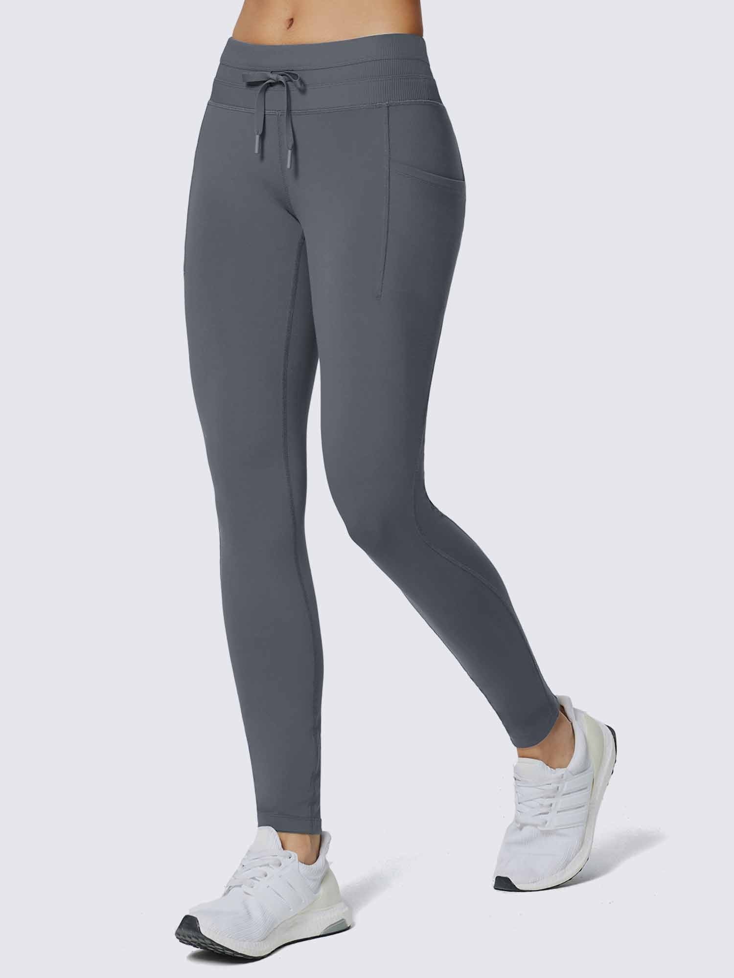 Damen Wanderleggings wasserdichte Skihose Winter Leggings Outdoor Thermohose high Waist 27"