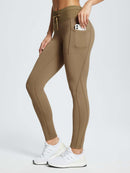 Damen Wanderleggings wasserdichte Skihose Winter Leggings Outdoor Thermohose high Waist 27"
