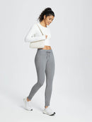 Damen Wanderleggings wasserdichte Skihose Winter Leggings Outdoor Thermohose high Waist 27"