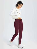 Damen Wanderleggings wasserdichte Skihose Winter Leggings Outdoor Thermohose high Waist 27"