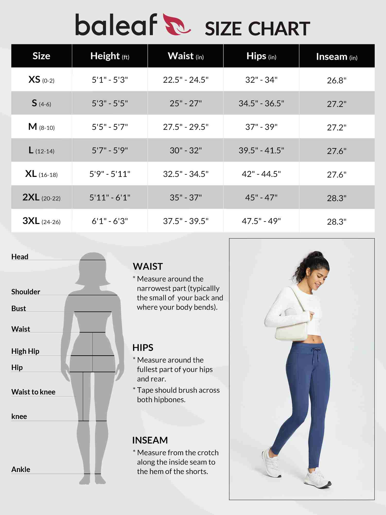 Damen Wanderleggings wasserdichte Skihose Winter Leggings Outdoor Thermohose high Waist 27"