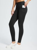 Damen Wanderleggings wasserdichte Skihose Winter Leggings Outdoor Thermohose high Waist 27"