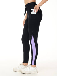 Damen Wanderleggings wasserdichte Skihose Winter Leggings Outdoor Thermohose high Waist 27"