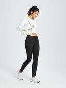 Damen Wanderleggings wasserdichte Skihose Winter Leggings Outdoor Thermohose high Waist 27"