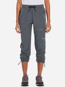 Damen Outdoorhose Wanderhose Wasserdicht Schnelltrocknend Leicht Trekkinghose Capris