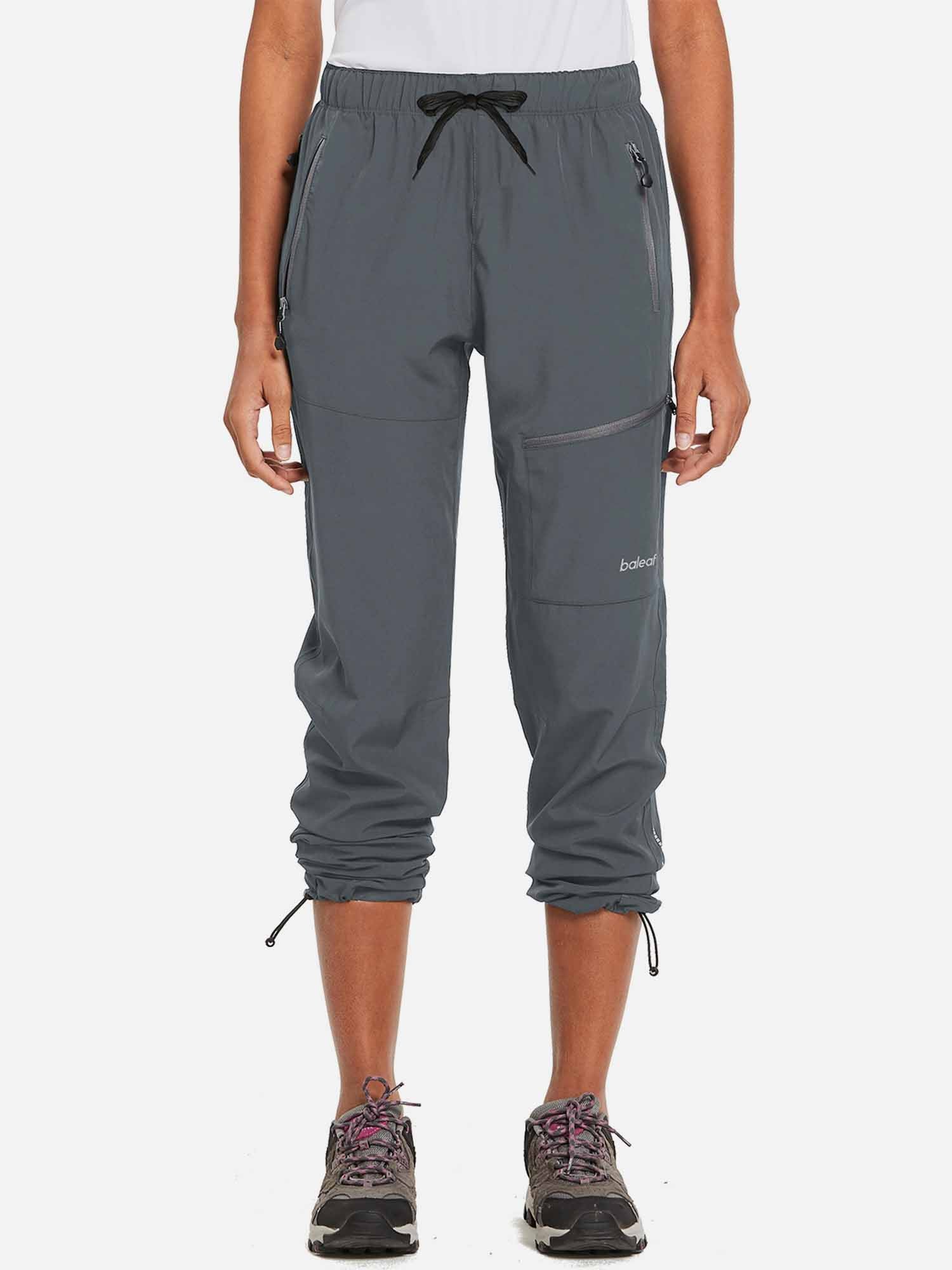 Damen Outdoorhose Wanderhose Wasserdicht Schnelltrocknend Leicht Trekkinghose Capris