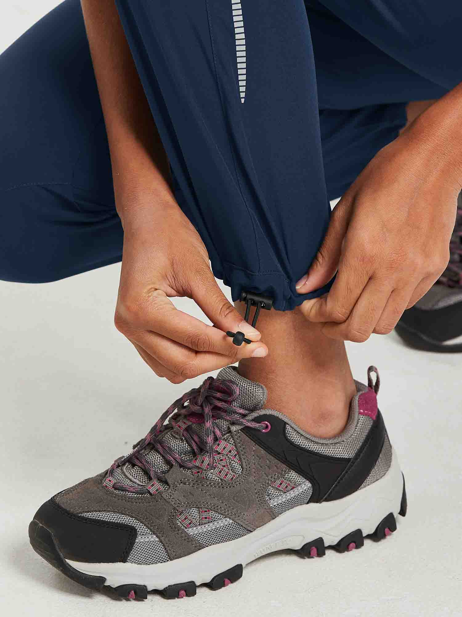 Damen Outdoorhose Wanderhose Wasserdicht Schnelltrocknend Leicht Trekkinghose Capris