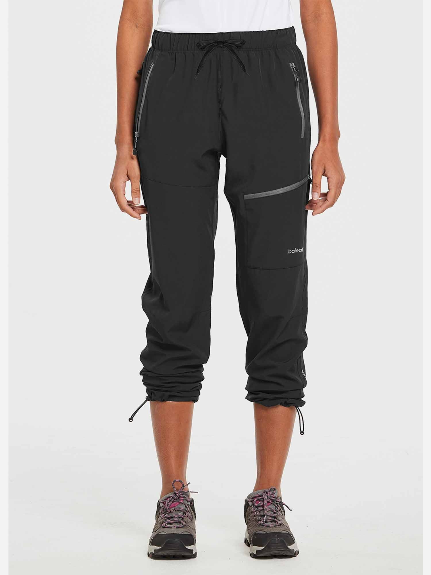 Damen Outdoorhose Wanderhose Wasserdicht Schnelltrocknend Leicht Trekkinghose Capris