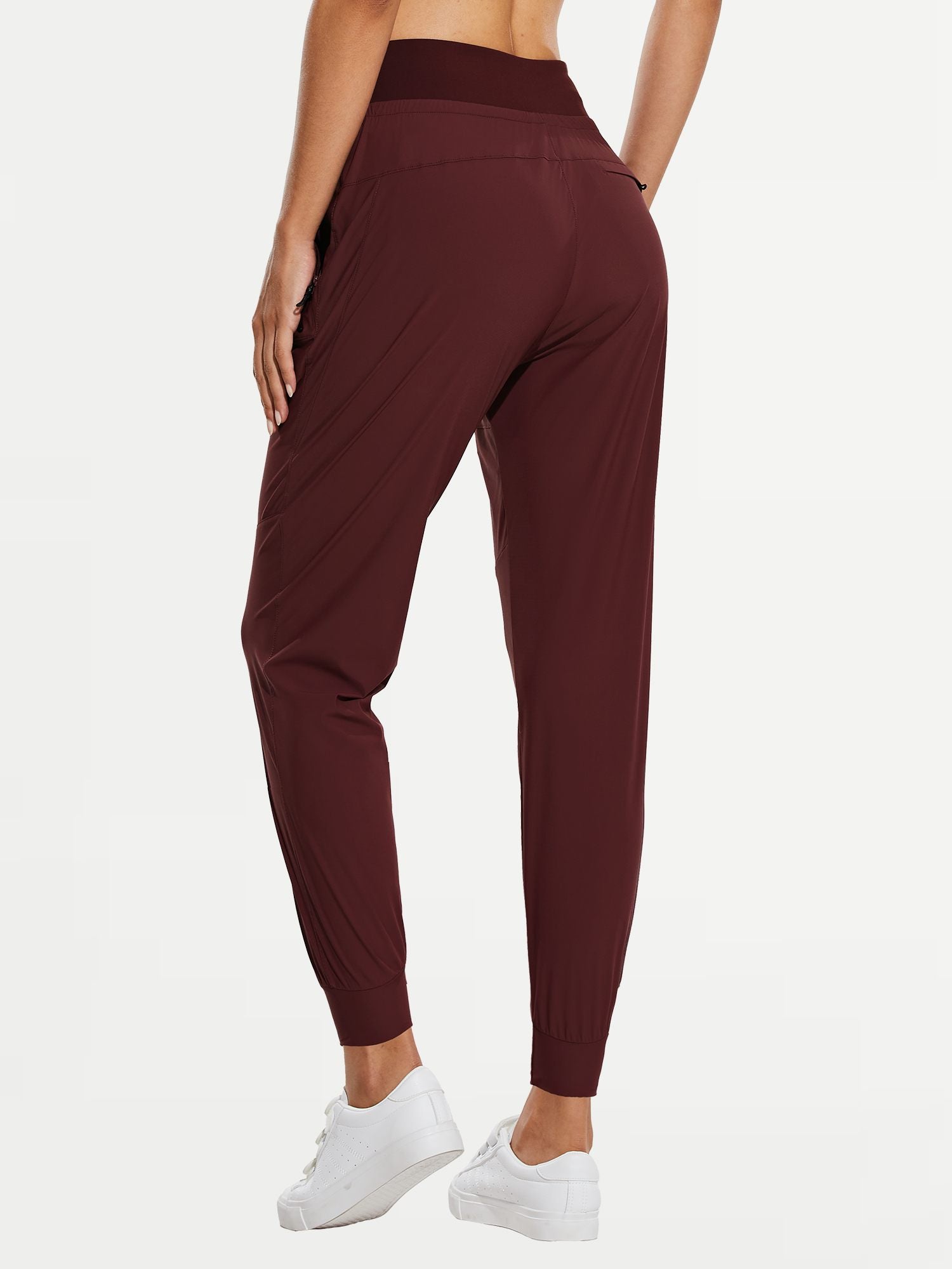 Damen Cargo Jogginghose 27'' Leichte Wanderhose Atmungskativ Schnelltrocknend Workout Lounge Casual Outdoor Funktionshose