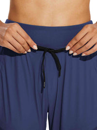 Damen Cargo Jogginghose 27'' Leichte Wanderhose Atmungskativ Schnelltrocknend Workout Lounge Casual Outdoor Funktionshose