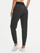 Damen Cargo Jogginghose 27'' Leichte Wanderhose Atmungskativ Schnelltrocknend Workout Lounge Casual Outdoor Funktionshose