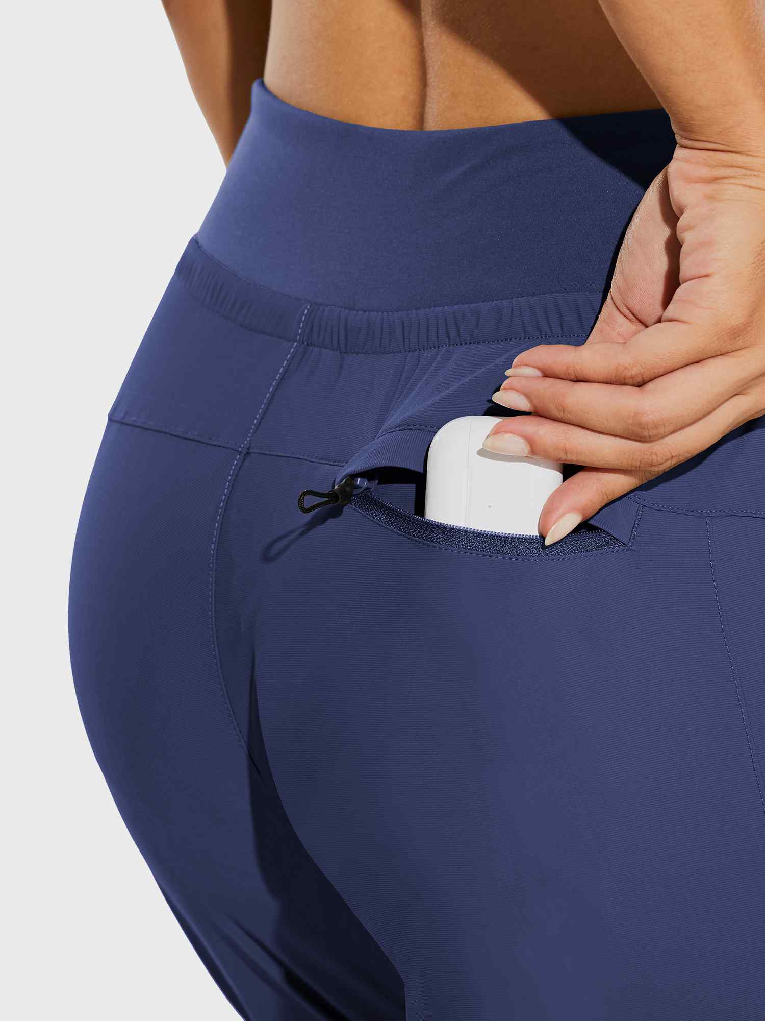 Damen Cargo Jogginghose 27'' Leichte Wanderhose Atmungskativ Schnelltrocknend Workout Lounge Casual Outdoor Funktionshose