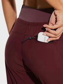 Damen Cargo Jogginghose 27'' Leichte Wanderhose Atmungskativ Schnelltrocknend Workout Lounge Casual Outdoor Funktionshose