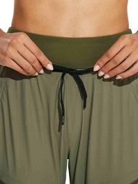 Damen Cargo Jogginghose 27'' Leichte Wanderhose Atmungskativ Schnelltrocknend Workout Lounge Casual Outdoor Funktionshose