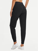 Damen Cargo Jogginghose 27'' Leichte Wanderhose Atmungskativ Schnelltrocknend Workout Lounge Casual Outdoor Funktionshose