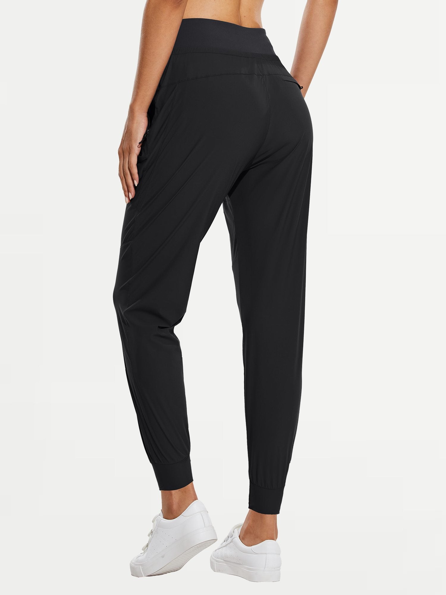 Damen Cargo Jogginghose 27'' Leichte Wanderhose Atmungskativ Schnelltrocknend Workout Lounge Casual Outdoor Funktionshose