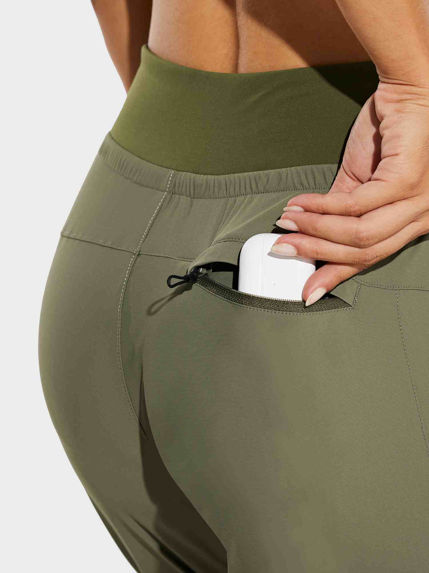 Damen Cargo Jogginghose 27'' Leichte Wanderhose Atmungskativ Schnelltrocknend Workout Lounge Casual Outdoor Funktionshose